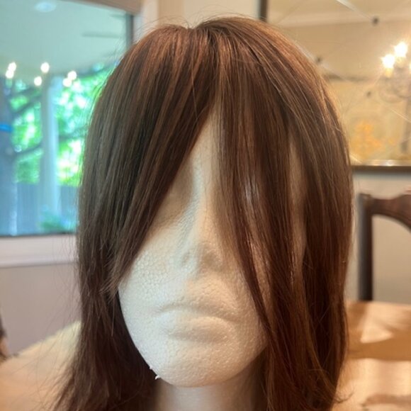 Uniwigs Top Secret | Silk Top Human Hair Topper | With Layers - Color : 223R - Picture 2 of 8